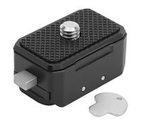 SparkFeng Aluminum Quick Release Mount Adapter Base, Magnetic Action Camera Mount with 1/4in Screw, Anti - Slip Plate for Tripod Monopod Ball Head, Supports 2kg Payload