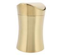 SparkFeng Countertop Trash Can, Trash Can with Lid, 304 Stainless Steel Tiny Garbage Bin, Small Desktop Waste Basket for Home Bathroom, Odor Control and to