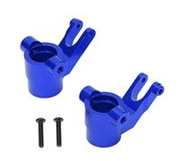 SparkFeng RC Car Front Steering Cup, Aluminum Alloy Steering Cup for 1/6 Shredder Model Car, CNC Machined 6061 T6 Metal Cup with Screws, Lightweight Durable Upgrade Part (Dark Blue)