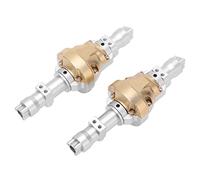 SparkFeng RC Front Rear Axle Housing Case, Aluminum Alloy 118mm with Brass Cap, Heavy Duty Replacement for Redcat Gen8 Scout V2 1/10 RC Vehicle Model, Durable Metal Upgrade Part