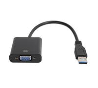 SparkFeng USB 3.0 to VGA Adapter Cable, USB VGA Converter with 1920x1080 Support and 5.0 Gbps Speed, Plug and Play Audio Video Adapter for 7/8/10 Desktop and Laptop