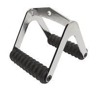 SparkFeng V Shaped Handle Chrome Plated V Pull Rowing Machine Accessories, V Grip Pull Down Handle for Home Gym Upper Body Strength Training with Rubber Grip and 880 lbs Capacity