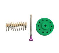 SparkFeng Watch Hands Fitting Tool, Watch Hand Setting Press Tool with 10 Sizes Stainless Steel Pins, Precision Needle Installation Kit for Watchmaker Repair and Adjustment (Green)