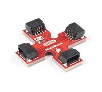 SparkFun Qwiic MultiPort Add I2C ports via Qwiic connectors to boards that only have one I2C port on their I2C bus Alternative daisy chained configuration 2x mounting holes Board size 1 inch by 1 inch