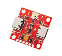 SparkFun Soft Power Switch USB-C - Passive Hard on/Off Switch with Software Feedback and JST 2mm Battery connectors; 2X USB-Connectors - Dimensions: 1.0in. x 1.0in. (25.4mm x 25.4mm)