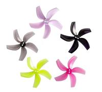 SPARKHOBBY 4Pairs GF D63 63mm 2.5inch 5-Blade D63-5 PC Cinewhoop 1.5mm 1.76g Propeller Props 1105 5500KV RC FPV Racing Ducted Drones (4Pairs D63-5 Yellow)