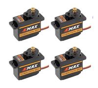 SPARKHOBBY ES08MDII Metal Digital Servo 12g Waterproof Servo with Gears Uesd for EMAX Servos for RC Car Helicopter Boat Airplane Accessories (4 PCS ES08MDII)