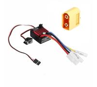 SPARKHOBBY QuicRun 1060 60A Brushed Electronic Speed Controller for HobbyWing ESC 2-3S Lipo SBEC 6V 3A Water Proof Dust-Proof for 1:10 Sport (1060 60A XT60-M)