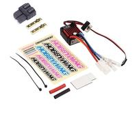 SPARKHOBBY QuicRun 1060 60A Brushed Electronic Speed Controller for HobbyWing ESC 2-3S Lipo SBEC 6V 3A Water Proof Dust-Proof for 1:10 Sport (1060 60A TRX-M)