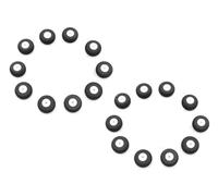 Sparkhobby RC Plane Wheels, 16-20mm Sponge Tires, Black Airplane Wheels 16MM 20MM Airplane Sponge Wheels Sponge Tire For RC Airplane Helicopter (20MM 20PCS)