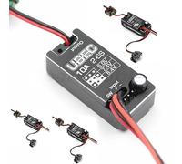 SPARKHOBBY Waterproof UBEC 10A Voltage Regulator Module 2-6S 6/7.4/8.4V 10A Adjustable Metal Shell For Hobbywing BEC For RC Car Parts (4PCS UBEC 10A)