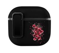 Sparkle Cherries Compatible with AirPods 4 Case Cover with Button Protector