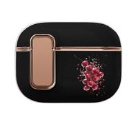 Sparkle Cherries Compatible with Airpods Pro 2 Case Cover with Button Buckle Electroplating