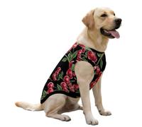 Sparkle Cherries Dog Clothes Ice Silk Sleeveless Pet Vest Breathable Shirts for Large Dogs Cat 3XL
