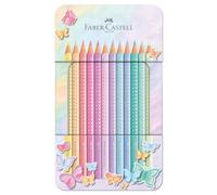 Sparkle Colored Pencils Pastel 12 Colors Faber Castell Top