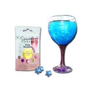 Sparkle Drops Shimmer Fizz Bombs BLUE Raspberry For Drinks, Gin, Sparkling Wine And Prosecco-20g