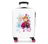 Disney Frozen Sparkle Like Magic Multicoloured Cabin Suitcase 37 x 55 x 20 cm Rigid ABS Combination Lock 32 Litre 2.5 kg 4 Double Wheels Hand Luggage