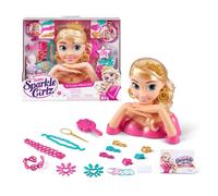 Sparkle Girlz Nail Design Hair Styling Head by ZURU