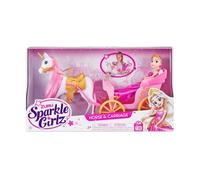 Sparkle Girlz Princess Doll with Horse & Carriage Playset by ZURU Royal Accessories 10.5 Inches Fashion Dolls for Girls