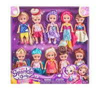 Sparkle Girlz ZURU A401 Little Friend Collection Set of 10