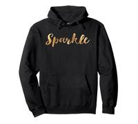 Sparkle in Gold-colored lettering - Scandi Pullover Hoodie