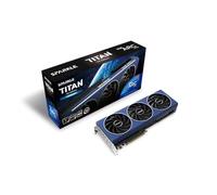 Sparkle Intel ARC A770 TITAN OC, 16GB DDR6, PCIe4, HDMI, 3 DP, 2300MHz Clock, LED Temperature Display, Overclocked, VGA Holder