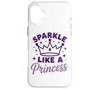 Sparkle Like A Princess Crown Stars Magic Case for iPhone 16 Plus