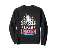 Sparkle Like A Unicorn Cute Kawaii Rainbow Sweatshirt