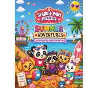 Sparkle Paws Academy Summer Adventures: 40 Adorable Coloring Pages for Kids Ages 3-11