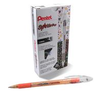 Sparkle Pop Metallic Gel Pen, (1.0mm) Bold Line, Orange-Yellow ( Pack of 12)
