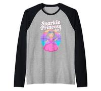 Sparkle Princess Age 7 Birthday Rainbow Magic Raglan Baseball Tee