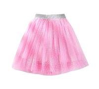 Sparkle Rainbow Tutu Skirt Ballet Dance Skorts 3 Layered Tulle Outfit Role-Playing Cosplay Birthday Princess Christmas Party Decoration for Girls 2-7 Years Sports Clothing #1224