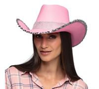 Sparkle Sequin Cowboy Hat White Black Orange Pink Hen Party Fancy Dress