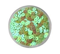 Sparkle Sequins Bulk, 3mm 4mm 5mm 6mm Flat Round PVC Loose Sequins, Blue Pink Paillette Sewing Craft 1bag(Green,3mm)