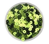 Sparkle Sequins Bulk, 3mm 4mm 5mm 6mm Flat Round PVC Loose Sequins, Blue Pink Paillette Sewing Craft 1bag(Light Green,4mm)