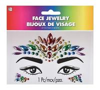 Sparkle & Shine Face Jewelry - 1.5" x 4.5" | 1 Pc., Rainbow