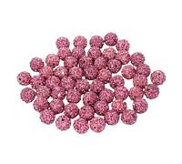 Sparkle & Shine With This Incredible Set Of One Hundred Ten Millimeter Glittering Discoballs For All Your Creative Needs (玫红)