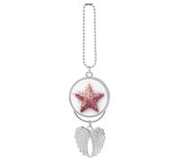 Sparkle Star Car Hanging Pendant Car Interior Decoration Rearview Mirror Charms Ornaments