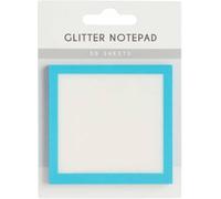 Sparkle Sticky Notes, Clear Notes Pastel, Cute Self Adhesive Note Memo Pads, Transparent Glitter Notepads Stationery, See Through Notes, Small to Do List, Office Supplies (3Bags) (Blue)