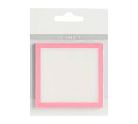 Sparkle Sticky Notes, Clear Notes Pastel, Cute Self Adhesive Note Memo Pads, Transparent Glitter Notepads Stationery, See Through Notes, Small to Do List, Office Supplies (Pink)