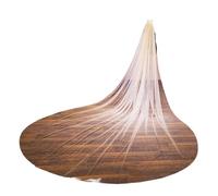 Sparkle Wedding Veil Off White Bling Bridal Veils Long Layer Bride(1.5 M Width)