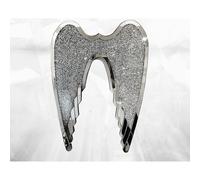 Sparkle XL 90CMx60cm Crushed Diamond Angel Wings - Wall Hung Romany Bling Decor (New)