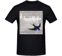 Sparklehorse Good Morning Spider Designer Tee Shirts for Men Black L