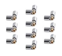 Sparkleiot 10pcs Metal Universal Joint 3L New Upgraded Aluminum Alloy Compatible with Legoeds Bricks MOC Power Functions 61903 Shaft Coupling 62520