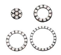Sparkleiot 59 Bits WS2812 RGB LED Ring 7/12/16/24 Bits 5050 WS2812B LED with Integrated Driver Individual Addressable Programmable for Arduino ESP32