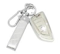 SparkleJoy Car Key Case Glitter Compatible with BMW Series 1/2/3/4/5 1 Series 2 Series 3 Series 4 Series 5 Series X1 X2 X3 X4 X5 X6 F15 F16 F44 F45 F48 F49 F85 F86 Keys, TPU Protective Cover - Smart
