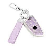 SparkleJoy Car Key Case Glitter Compatible with BMW Series 1/2/3/4/5 1 Series 2 Series 3 Series 4 Series 5 Series X1 X2 X3 X4 X5 X6 F15 F16 F44 F45 F48 F49 F85 F86 Keys, TPU Protective Cover - Smart