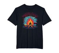 Sparklers, S'Mores & Liberty T-Shirt, Men's Big and Tall, Black, 2X Tall