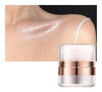Sparkles Loose Highlight Powder Body Glitter Highlighters Makeup,Highlighters Puff Stick for Face Body and Hair Cosmeti Highlighters Powder Stick