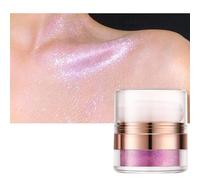 Sparkles Loose Highlight Powder Body Glitter Highlighters Makeup, Highlighters Puff Stick for Face Body and Hair Cosmeti Fairys Highlight Patting Powder